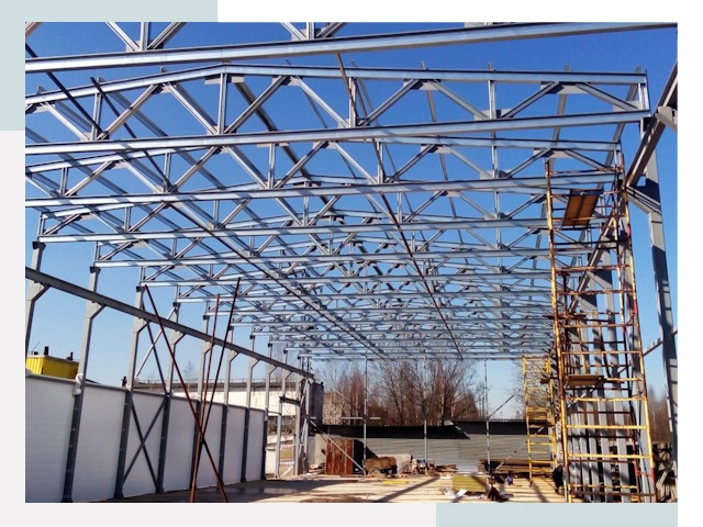 Строительство цехов в Керчь от 613 руб. под ключ