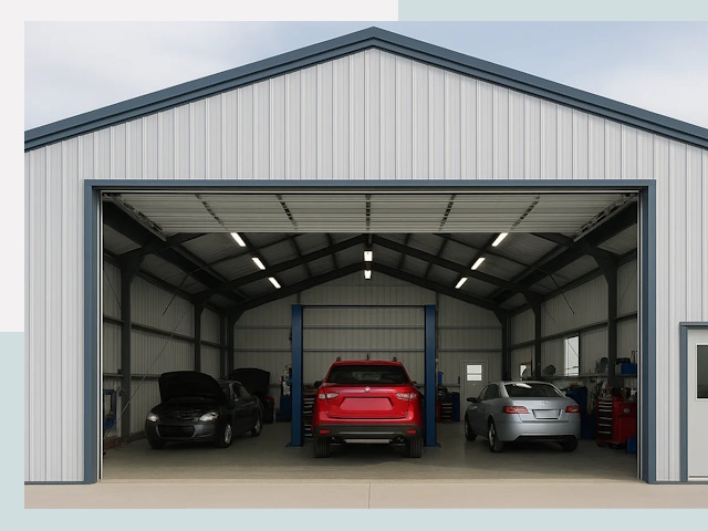 Ангары из сэндвич панелей от 613 руб. в Керчь