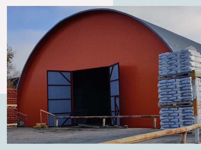 Полукруглые ангары по цене от 613 руб. в Керчь