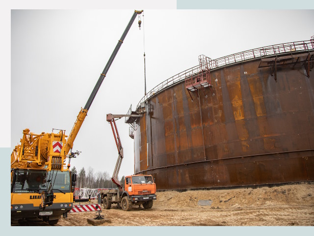 Монтаж резервуаров в Керчи от 613 руб. за м³