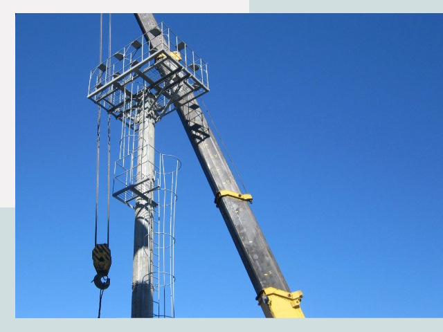 Монтаж осветительных мачт в Керчь от 613 руб.