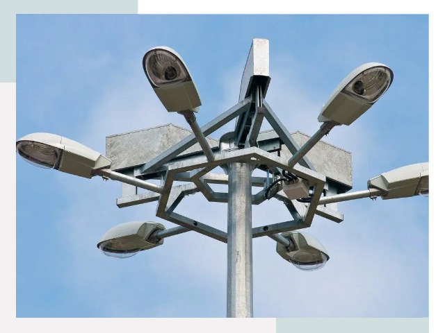 Монтаж осветительных мачт в Керчи