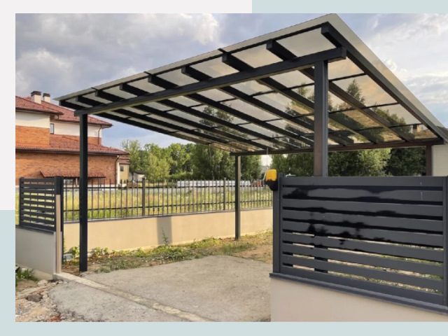 Металлические навесы в Керчь от 613 руб. за м²