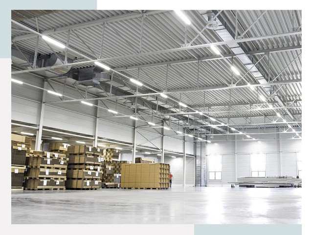 Освещение ангаров в Керчи