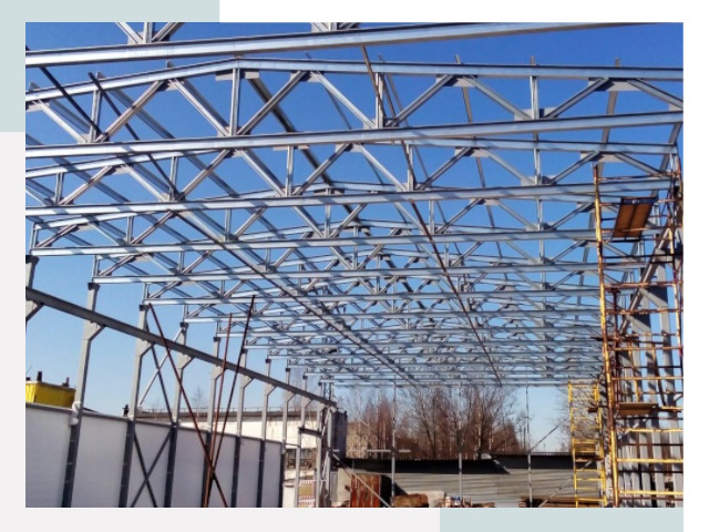 Металлокаркасы для складов в Керчи